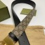 Gucci GG Marmont Reversible Belt 38MM in GG Supreme with Black Leather