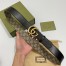 Gucci GG Marmont Reversible Belt 38MM in GG Supreme with Black Leather