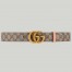 Gucci GG Marmont Reversible Belt 38MM in GG Supreme with Pink Leather