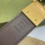 Gucci GG Marmont Reversible Belt 30MM in GG Supreme with Brown Leather