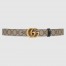 Gucci GG Marmont Reversible Belt 30MM in GG Supreme with Black Leather