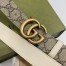 Gucci GG Marmont Reversible Belt 30MM in GG Supreme with White Leather