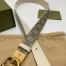 Gucci GG Marmont Reversible Belt 30MM in GG Supreme with White Leather