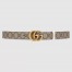Gucci GG Marmont Reversible Belt 30MM in GG Supreme with White Leather