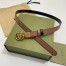 Gucci GG Marmont Reversible Belt 20MM in Pink/Black Leather