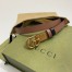 Gucci GG Marmont Reversible Belt 20MM in Pink/Black Leather