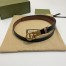 Gucci GG Marmont Reversible Belt 20MM in Pink/Black Leather