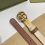 Gucci GG Marmont Reversible Belt 20MM in White/Pink/ Leather