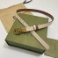 Gucci GG Marmont Reversible Belt 20MM in White/Pink/ Leather
