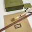 Gucci GG Marmont Reversible Belt 20MM in White/Pink/ Leather