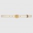 Gucci GG Marmont Reversible Belt 20MM in White/Pink/ Leather