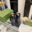 Gucci Ankle Boots in Black GG Supreme with Black Leather