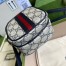 Gucci Ophidia GG Mini Bag in Blue Supreme Canvas