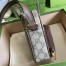 Gucci Ophidia GG Mini Bag in GG Canvas with Brown Leather