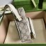 Gucci Ophidia GG Mini Bag in GG Canvas with White Leather