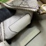 Gucci Ophidia GG Mini Bag in GG Canvas with White Leather