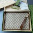 Gucci Portfolio Pouch in Beige GG Canvas with Interlocking G