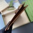 Gucci Portfolio Pouch in Beige GG Canvas with Interlocking G