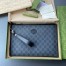 Gucci Portfolio Pouch in Black GG Canvas with Interlocking G