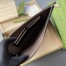 Gucci Portfolio Pouch in Black GG Canvas with Interlocking G