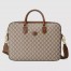 Gucci Briefcase Bag in GG Supreme Canvas with Interlocking G