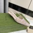 Gucci Slingback Pumps 35MM In Beige Mesh with GG Crystals