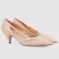 Gucci Pumps in Nude Leather with GUCCI Metal
