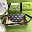 Gucci Bestiary Belt Bag in Black GG Supreme with Bees