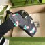 Gucci Bestiary Belt Bag in Black GG Supreme with Bees