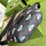 Gucci Bestiary Belt Bag in Black GG Supreme with Bees