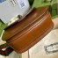 Gucci Bamboo 1947 Small Top Handle Bag in Brown Leather