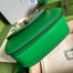Gucci Bamboo 1947 Small Top Handle Bag in Green Leather