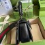 Gucci Bamboo 1947 Small Top Handle Bag in Black Leather