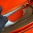 Gucci Bamboo 1947 Small Top Handle Bag in Orange Leather