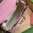 Gucci Bamboo 1947 Small Top Handle Bag in Pink Leather