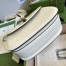 Gucci Bamboo 1947 Small Top Handle Bag in White Leather