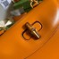 Gucci Bamboo 1947 Small Top Handle Bag in Yellow Leather