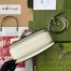 Gucci Bamboo 1947 Small Top Handle Bag in White Jumbo GG Canvas