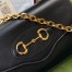 Gucci Horsebit 1955 Small Bag in Black Leather with Chain