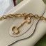 Gucci Horsebit 1955 Small Bag in White Leather with Chain