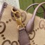 Gucci Medium Tote Bag in Brown Jumbo GG canvas