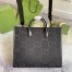 Gucci Medium Tote Bag in Black Jumbo GG canvas
