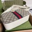 Gucci Ophidia GG Camera Bag in GG Canvas with White Leather