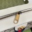 Gucci Ophidia GG Camera Bag in GG Canvas with White Leather
