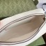 Gucci Ophidia GG Camera Bag in GG Canvas with White Leather