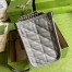 Gucci GG Marmont Small Tote in Grey Matelasse Leather