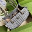Gucci GG Marmont Small Tote in Grey Matelasse Leather