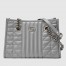 Gucci GG Marmont Small Tote in Grey Matelasse Leather