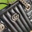 Gucci GG Marmont Small Tote in Black Matelasse Leather