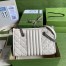Gucci GG Marmont Small Tote in White Matelasse Leather